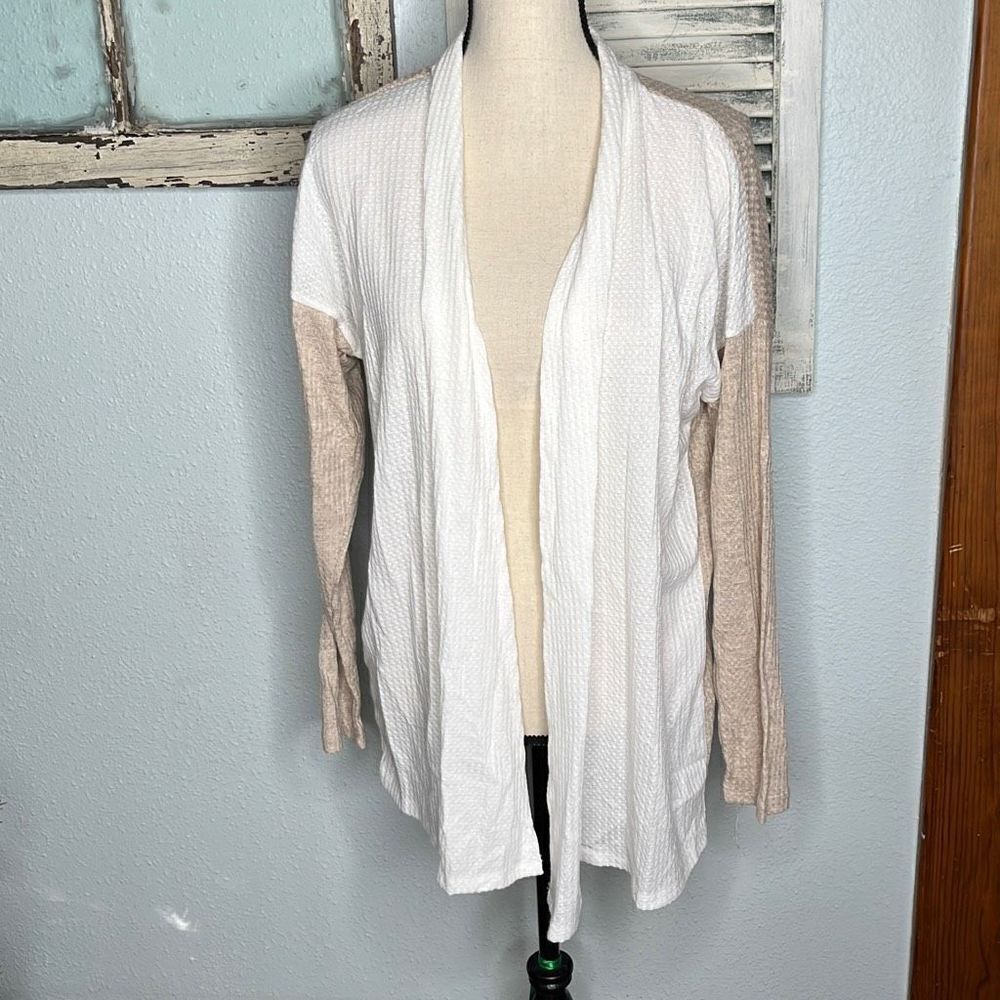 Bobeau Knitted Sweater Open Front Women's Cardigan Size Large